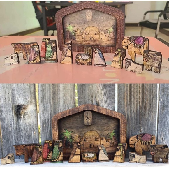 Wooden Jesus Puzzle Statues - Picture 7 of 9